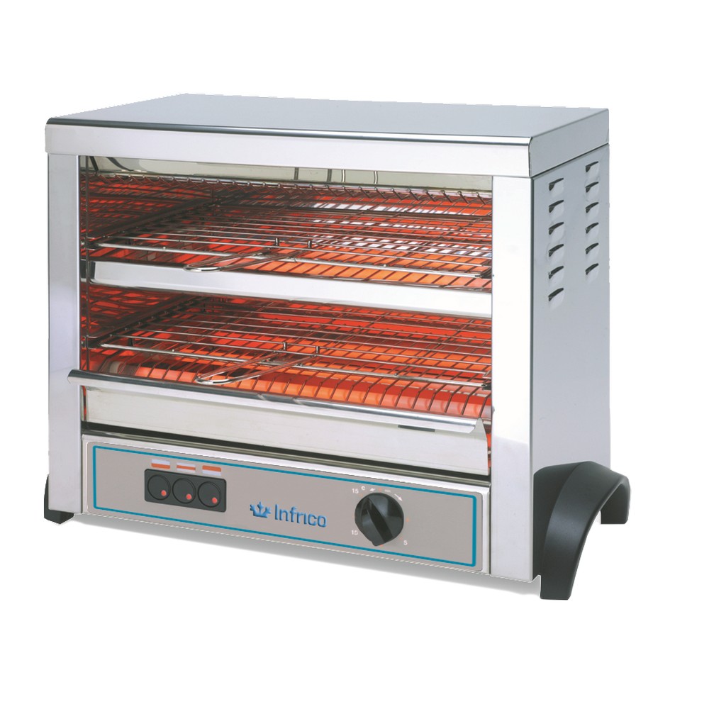 Tostadora industrial de introducción horizontal simple Infrico T12