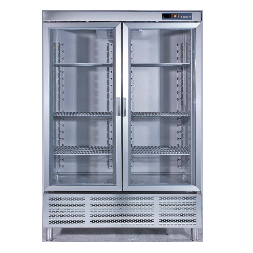 Armario de refrigeración de 2 puertas de cristal ARV12002
