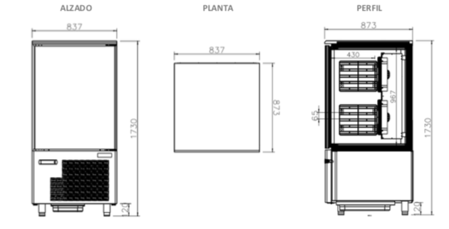 Imagen de Abatidor de temperatura Infricool IABT10 1L