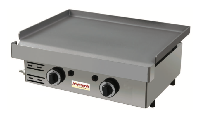 Plancha a gas acero 6 mm Savemah PLG-600/06