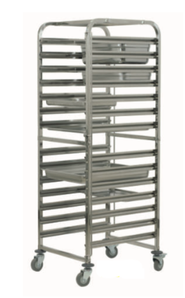 Carro con guias Gastronorm Acero inoxidable Savemah CB-14 GN