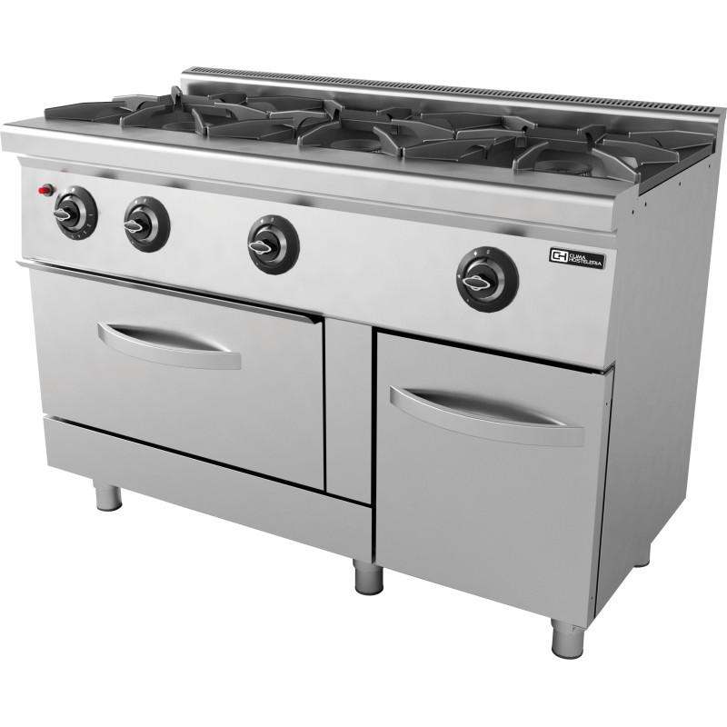 Cocina a gas con horno EMP6KG031