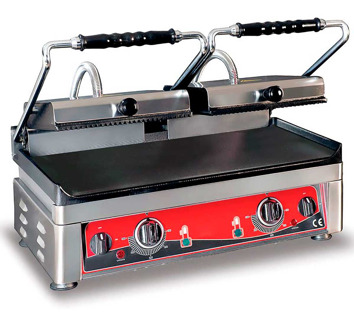 Plancha eléctrica mixta hierro fundido KG5530 DG