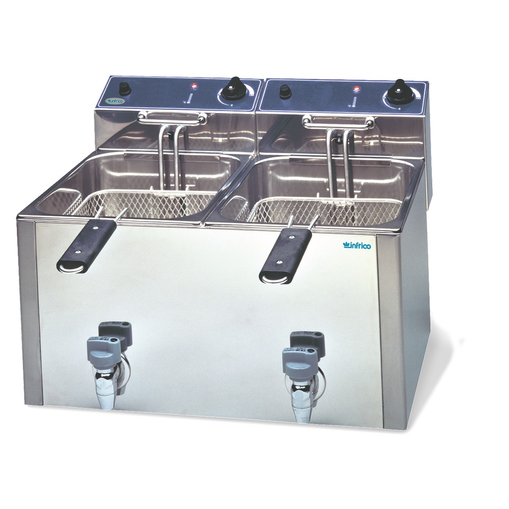 Freidora electrica Infrico FR88L G 8+8 Litros