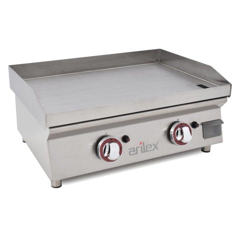 Plancha a gas de acero 15 mm ARILEX 60PGRN