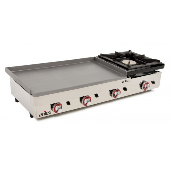 Plancha a gas de acero 6 mm ARILEX 120PGLF