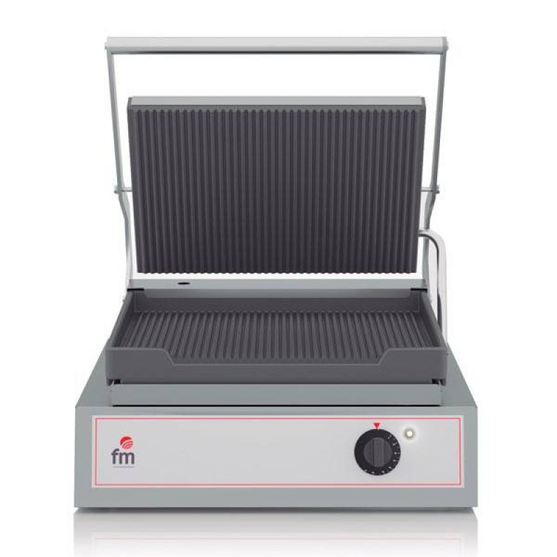Plancha eléctrica acanalada hierro fundido FM GR3